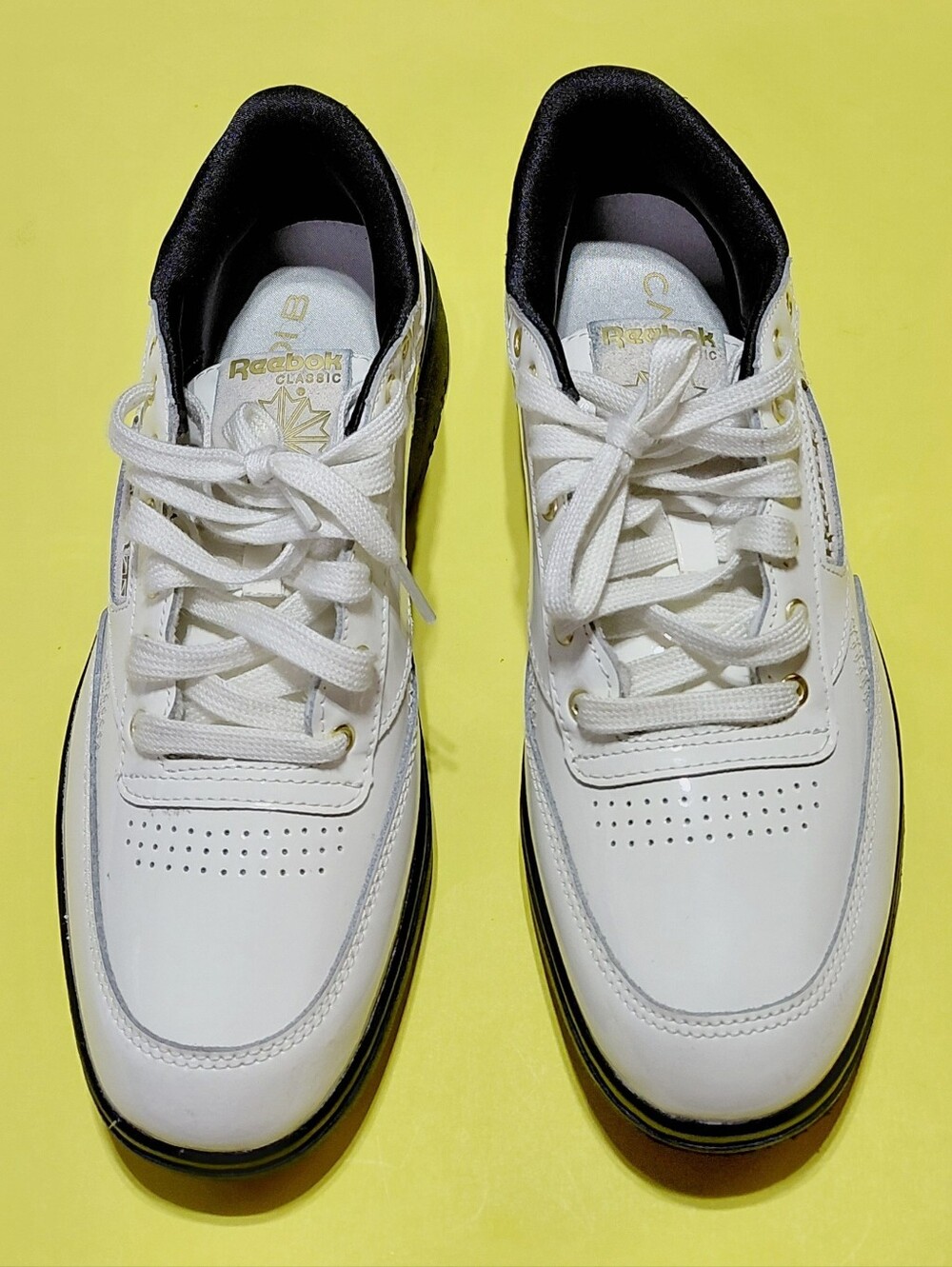 REEBOK CLASSIC x CARDI B CLUB C Double Women's White Sneakers Size 9